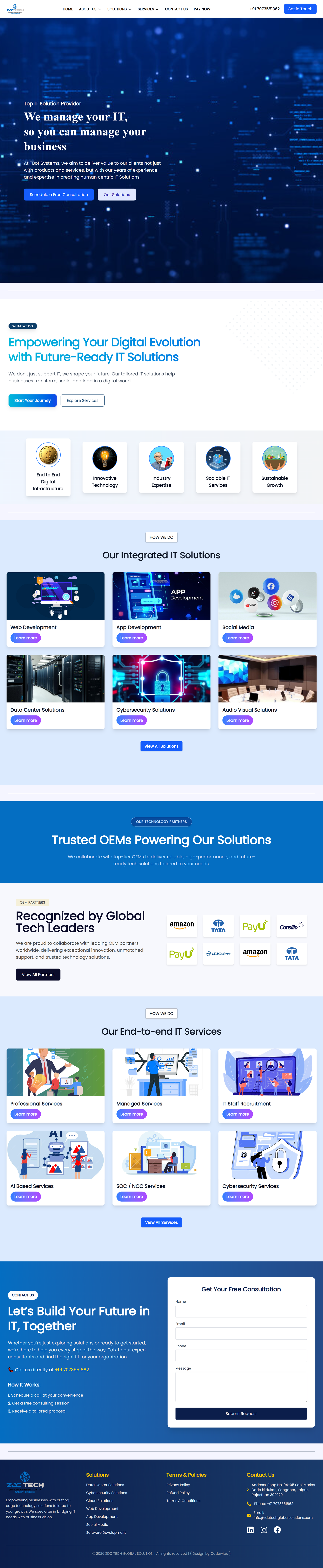 Official website preview